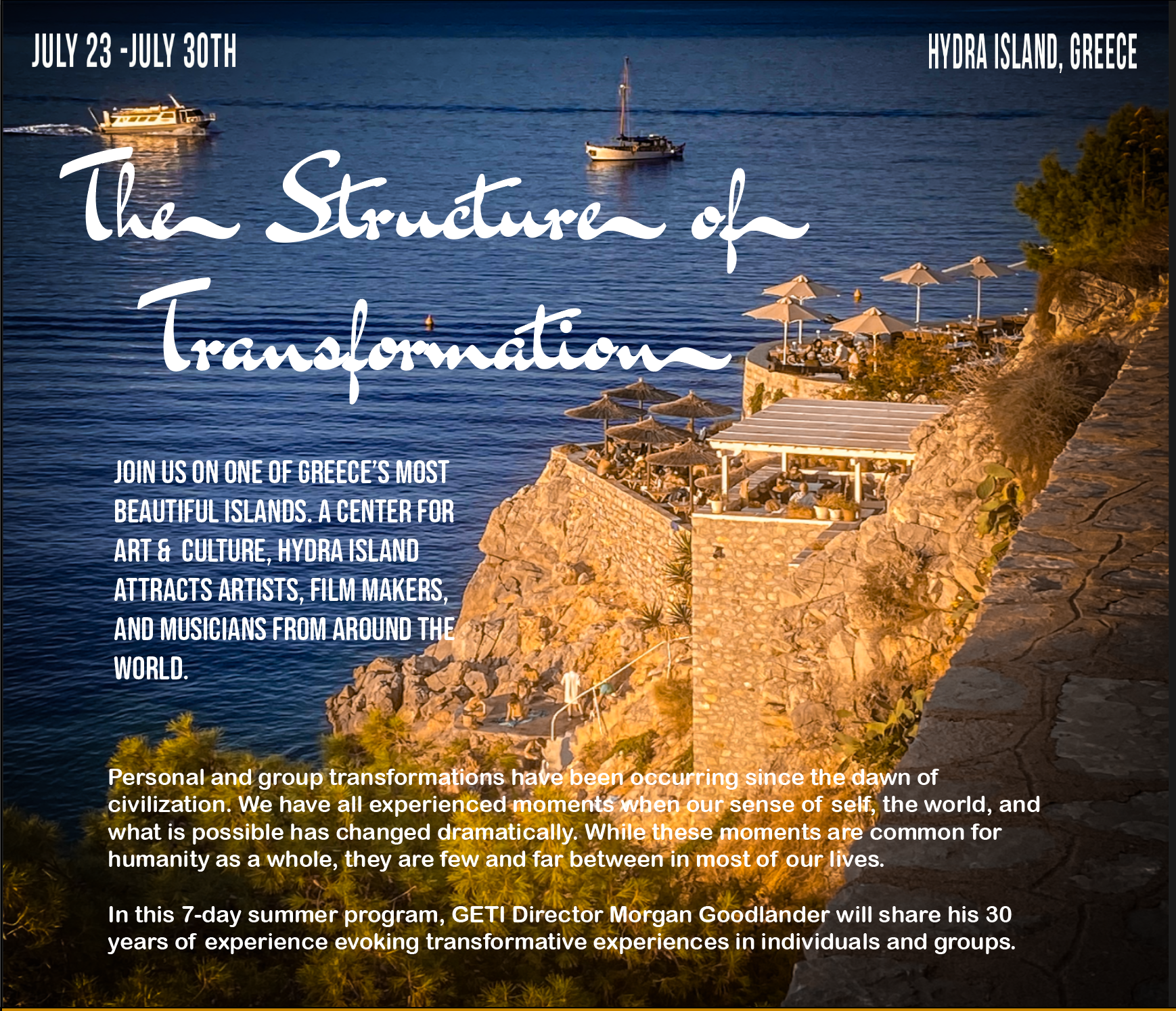 Retreat event in Greece